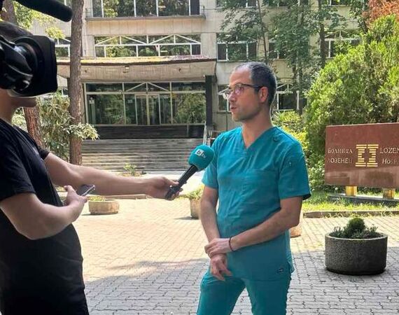 Д-р Делян Еврев - лекар на националния отбор на България на Европейските игри за трансплантирани